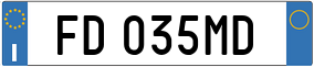 Truck License Plate